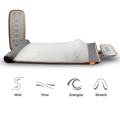 LED Screen Electric Stretching Pressure Massage Mattress Mat Product MassageOEM/ODM Full Body Vibrating Heat Adjustable Airbags